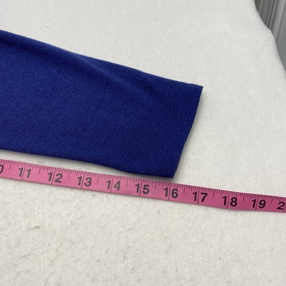 Soft Surroundings Women B’Call Tunic Size PXL Blue Long Sleeve Pullover 6-27 - Picture 4 of 9